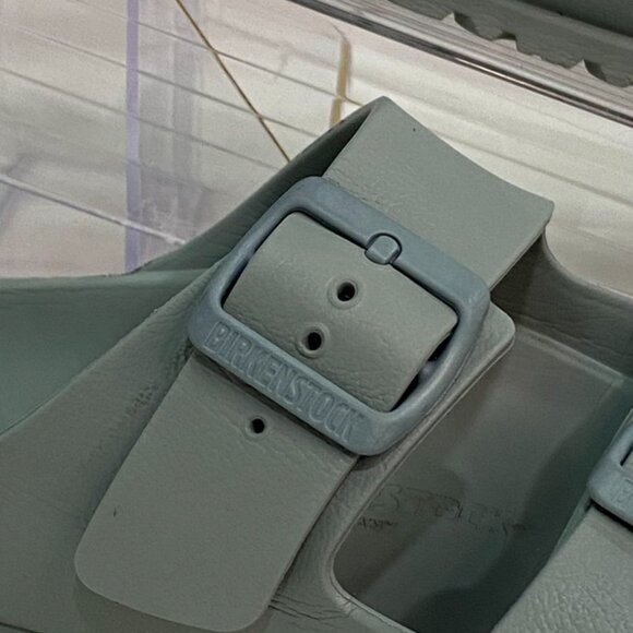 Birkenstock Arizona EVA Slides Gray Sandals Waterproof Comfort Size 9 Women - Picture 4 of 12